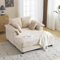 VINGLI 56" Oversized Chaise Lounge Chair, Movie Room by VINGLI