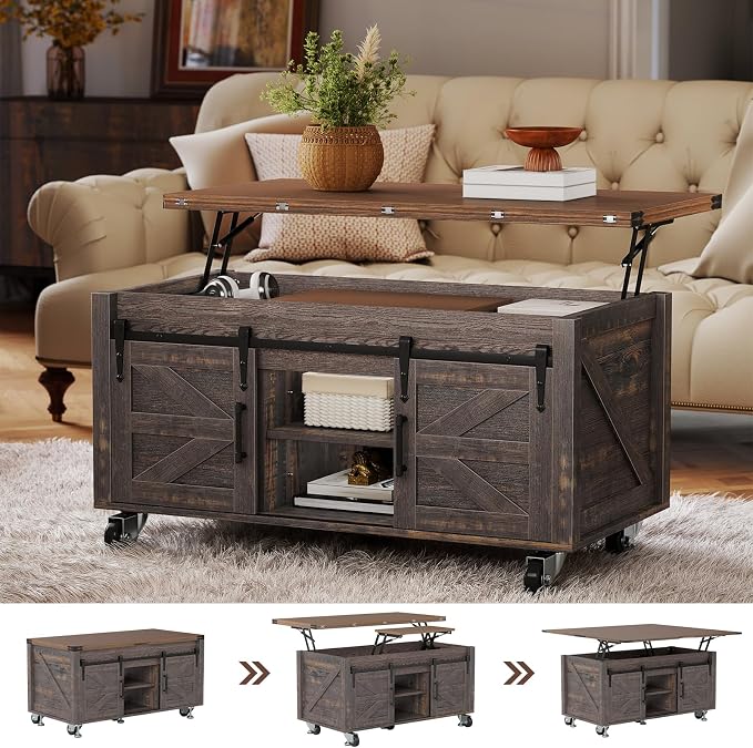 Turosur Lift Top Coffee Table by Turosur