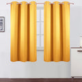 LEMOMO Yellow Thermal Blackout Curtains/42 x 63 Inch/Set of 2 Panels Room by Lemomo