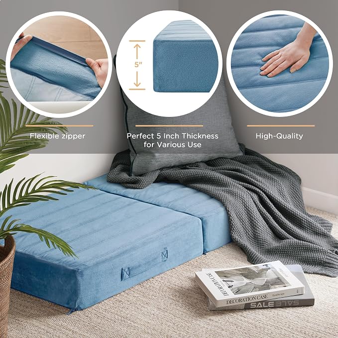 Codi Floor Cushions for Adults, Large Meditation Pillows - Image 3