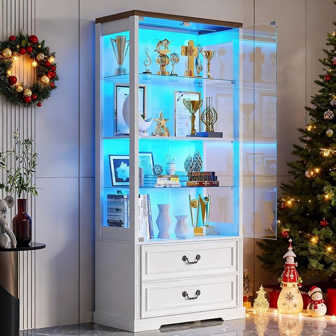 TAGELIER Glass Display Cabinet by TAGELIER