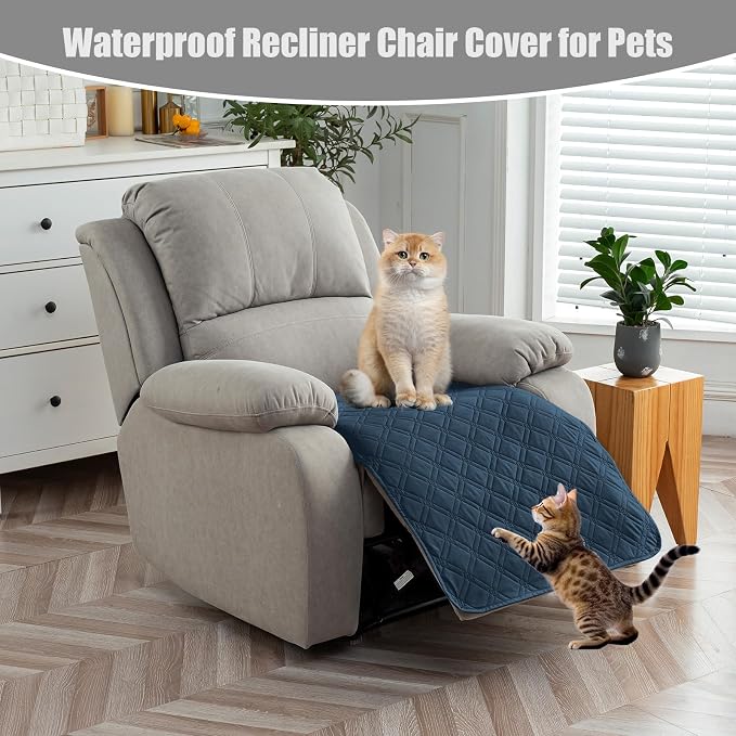 Genina Waterproof Recliner Chair Covers, Recliner Cover - Image 7