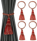Fenghuangwu 4 Pack Curtain Tie Backs Rope Tassels by fenghuangwu