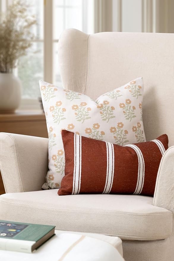 Crumbs Home Modern Farmhouse California Casual Indoor Outdoor Lumbar Pillow - Image 2