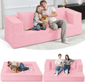 Futon Sofa Bed with Pillow, 3-in-1 Sleeper Sofa Bed with Removable Cover by Cansunna