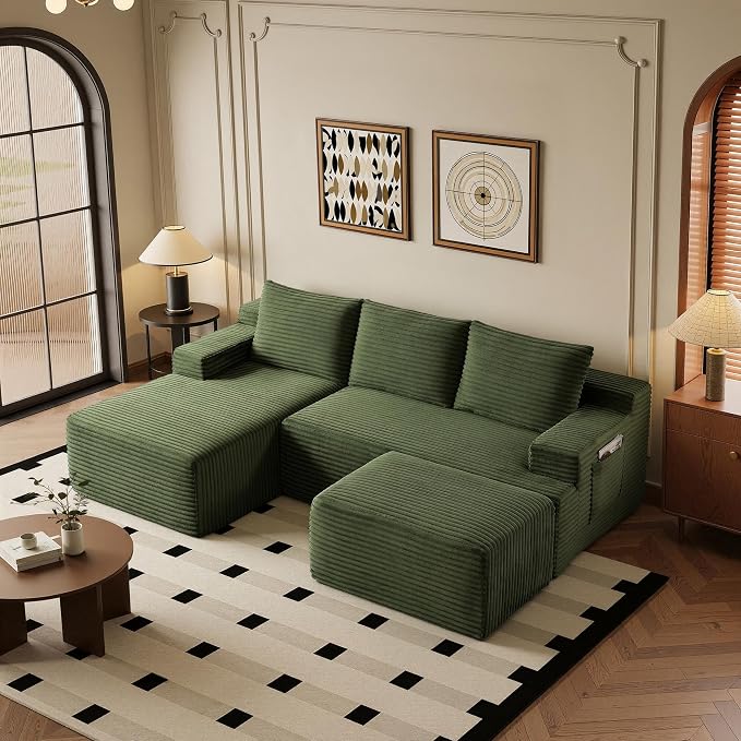 96" Sectional Couches for Living Room Cloud Couch Sofa - Image 9