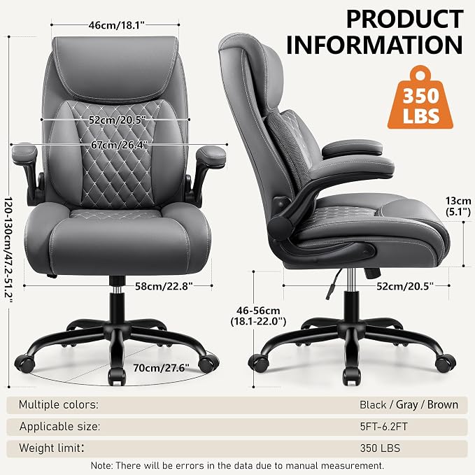 BESTFAIR Office Chair, Ergonomic Computer Desk Chairs - Image 3