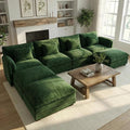 ELUCHANG Oversized 153" Modular Sectional Sofa, Comfy Cloud Couch, U Shaped by ELUCHANG