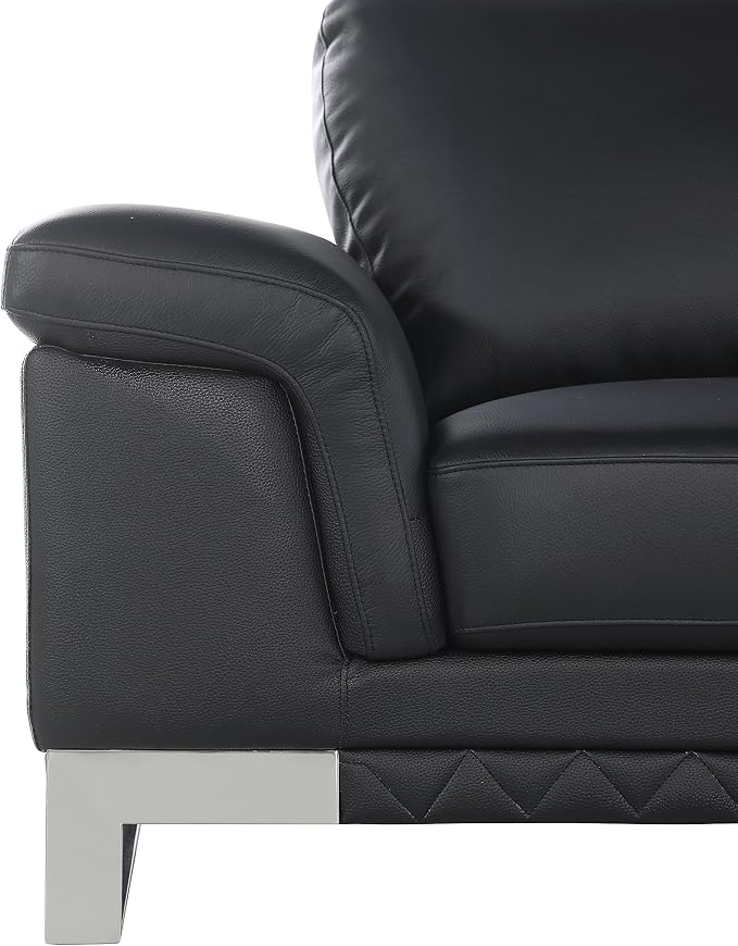 Blackjack Furniture Weston Collection Genuine Italian Leather Living Room - Image 10