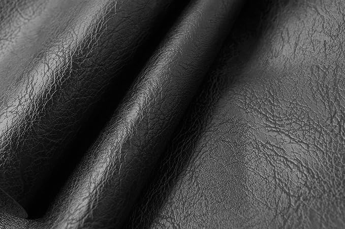 Wento Thick 3 Yard Faux Leather Fabric Soft Skin Grain PU Leather Fabric - Image 2