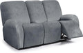 ANARACHON Leather Look Recliner Couch Cover, 8-Pieces Stretch Recliner Sofa by ANARACHON