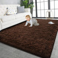 TWINNIS Super Soft Shaggy Rugs Fluffy Carpets, 4x5.9 Feet, Indoor Modern Plush by TWINNIS