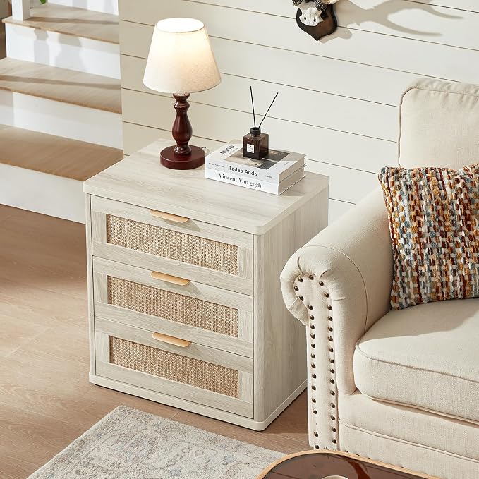 LEYAOYAO Rattan Night Stand - Image 7