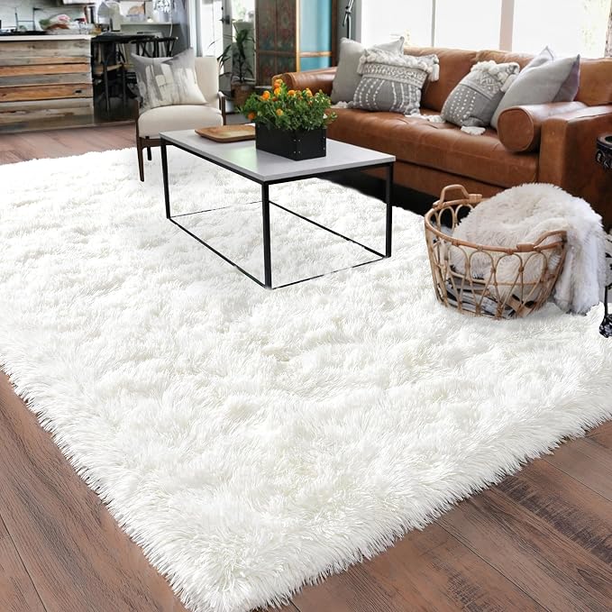 Rugs for Living Room 10x14, Soft Shaggy Modern Shag Area Rug for Bedroom - Image 6