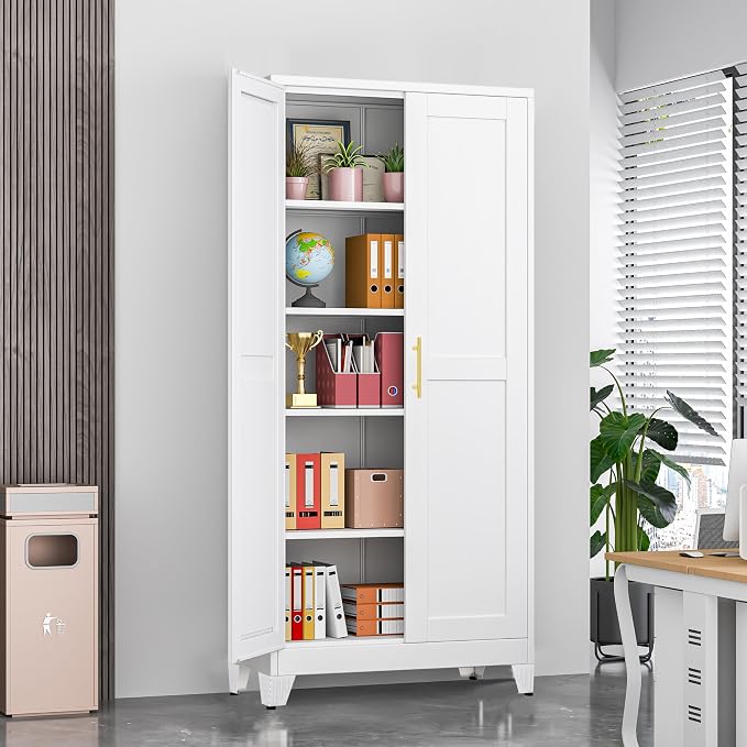 GAIOUS 71" Tall Metal Storage Cabinet - Image 3