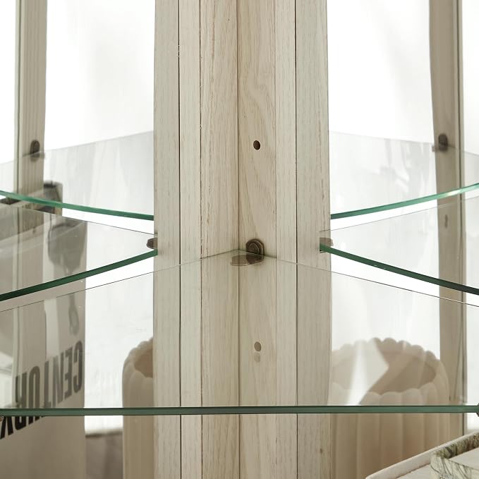 Glass Corner Display Cabinet - Image 5