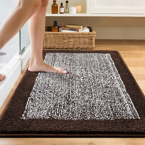48x32 Large Bathroom Rugs Washable Non Slip, Soft Absorbent Quick Dry Mats - Image 2