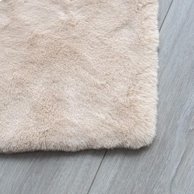 ORINOVA Camel Shaggy Washable Rug 2x10 Runner Rug - Image 9