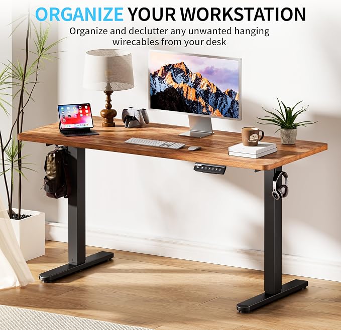 BIZUM Electric Standing Desk, 55x24 inches Height Adjustable Desk, Sit to Stand - Image 3