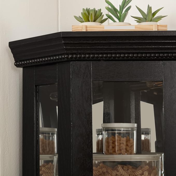 Glass Corner Display Cabinet - Image 4