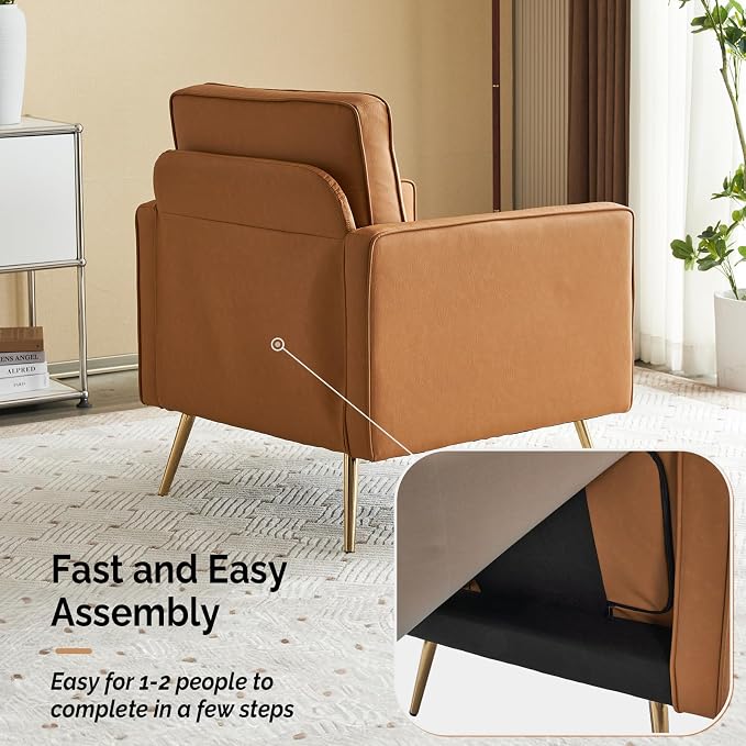 VINGLI Living Room Chairs Set of 2 - Image 7