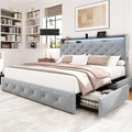 LARMACE Queen Size Bed Frame by LARMACE