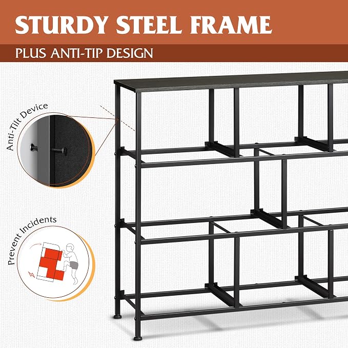 WLIVE 8 Drawer Dresser for Bedroom, Fabric Black Dresser - Image 8