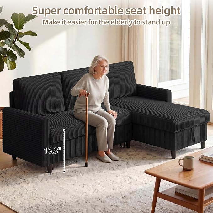 JAMFLY Pull Out Sleeper Sofa Bed - Image 7