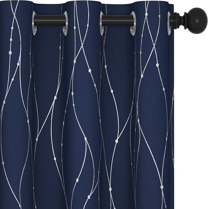 Deconovo Short Kitchen Curtains, Thermal Insulated Soundproof Drapes by Deconovo