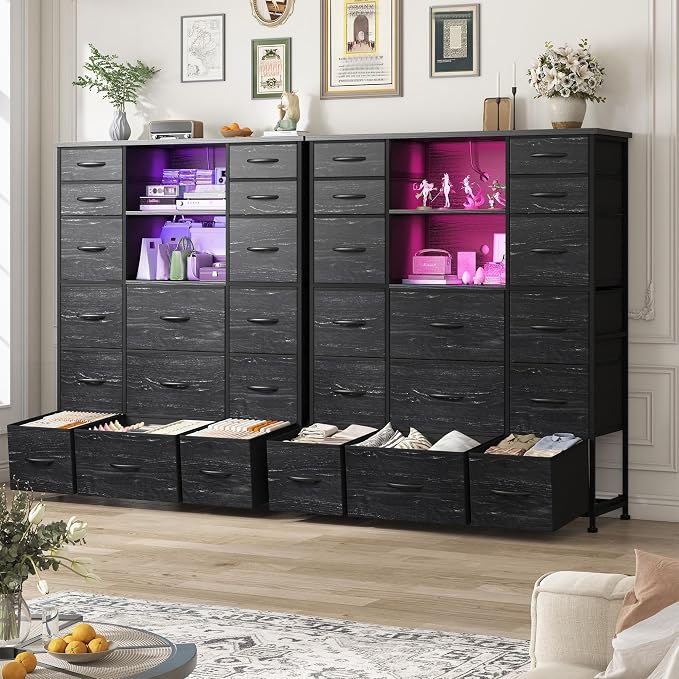EnHomee 51" H Dresser with 15 Drawers Dresser - Image 8