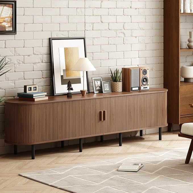 ONBRILL 86.6" TV Stand with Power Outlet - Image 7