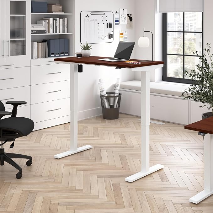 Bush Business Furniture 48-inch Electric Height Adjustable Standing Desk - Image 2