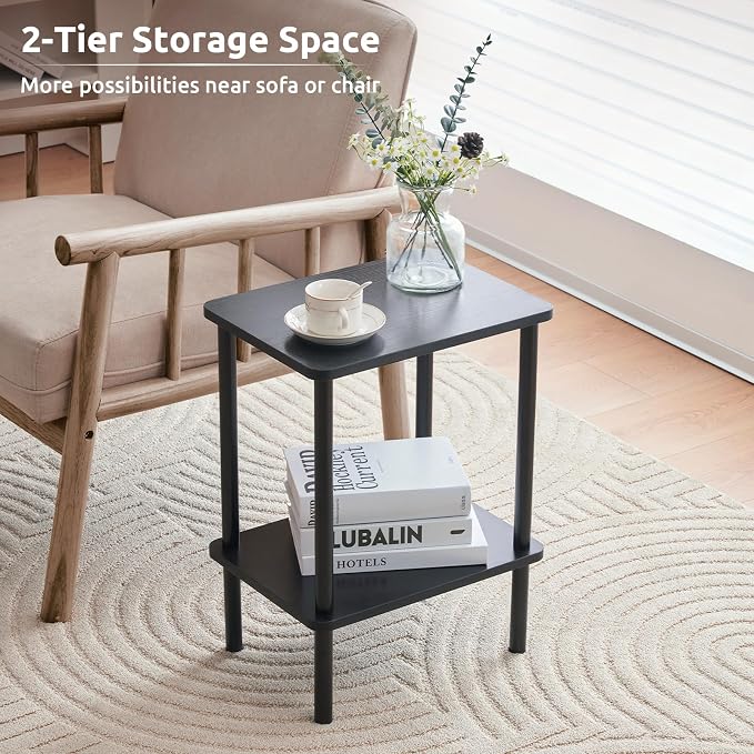 Apicizon 2 Tier End Table, Small Side Table - Image 7