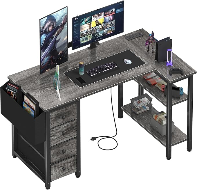 Lufeiya L Shaped Computer Desk by LUFEIYA