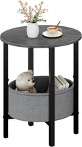 Vagusicc Round Side Table End Table by Vagusicc