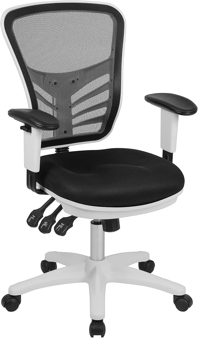 Flash Furniture Nicholas Mid-Back Swivel Office and Gaming Chair, Ergonomic by FlashFurniture