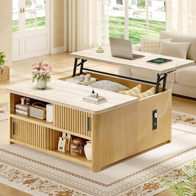 Itaar 31.5" Lift Top Coffee Table by Itaar