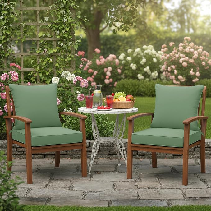 Summsun Outdoor Cushions for Patio Furniture, Double-Sided Waterproof Backrest - Image 2