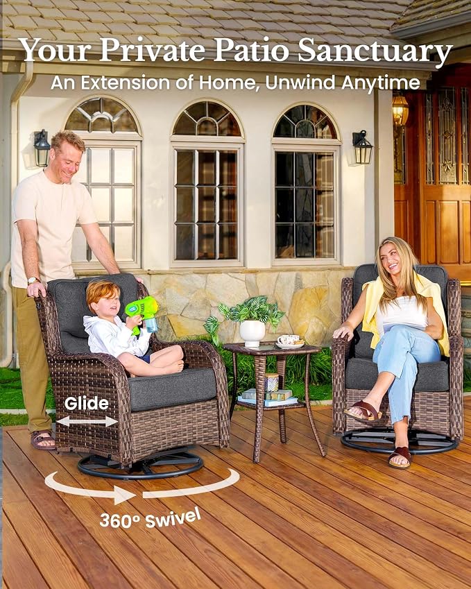 HILLGA 6-Piece Luxury Patio Furniture Set - Image 3