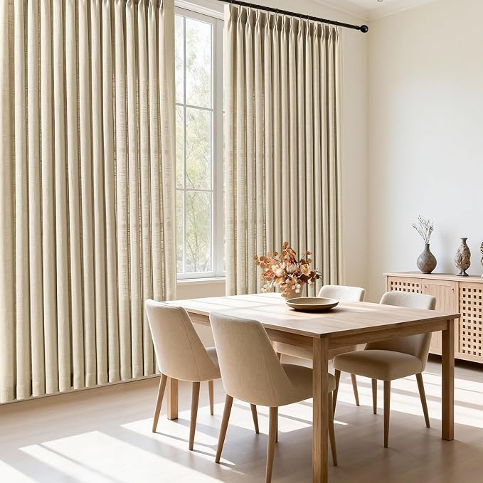 IVAPUPU Pinch Pleated Curtains 90 Inch Length 2 Panels - Image 6