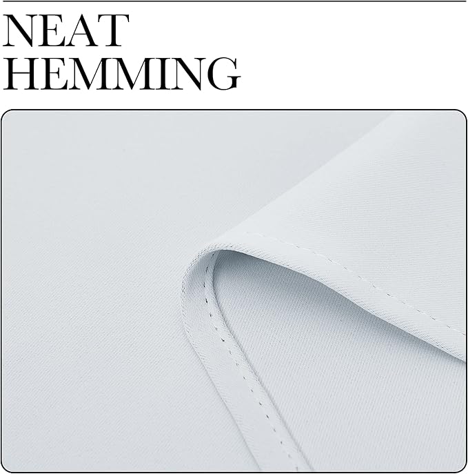 NICETOWN Room Darkening Draperies Curtains Panels, Window Treatment Thermal - Image 8