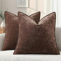 decorUhome Summer Couch Euro Sham Throw Pillow Covers 24x24 Set of 2, by decorUhome
