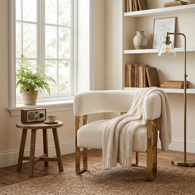 Barrel Accent Chair, Modern Side Chair - Image 3