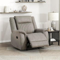 Lexicon Manual Recliner Chair, Polished Microfiber Reclining Sofa Chair by Lexicon