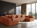 138" Cloud Sectional Couch, Comfort U Shaped Sofa by VYUXWO