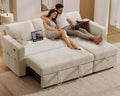 Sunny Heart 82" L Shaped Sectional Sleeper Sofa Bed by SunnyHeart