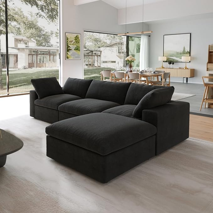 JACH L-Shaped Cloud Sectional Couches - Image 3