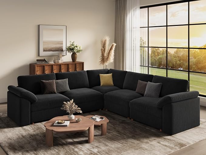 EASE MOOSE Oversized Modular Sectional Sofa, Extra Large L Shape Sectional - Image 5