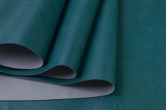 Wento Thick Faux Leather Fabric Soft Skin Grain PU Leather by Wento