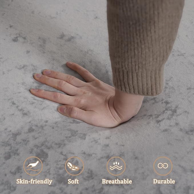 EASE MOOSE Large Seat Velvet L-Shaped Sofa, Soft 4 Seat Couch - Image 8
